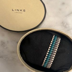 Links of London turquoise silver bracelet